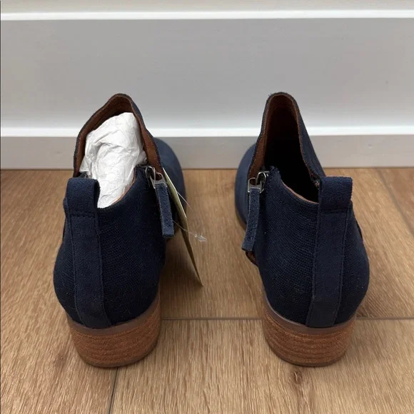 Toms Deia Navy Blue Booties - Picture 4 of 5